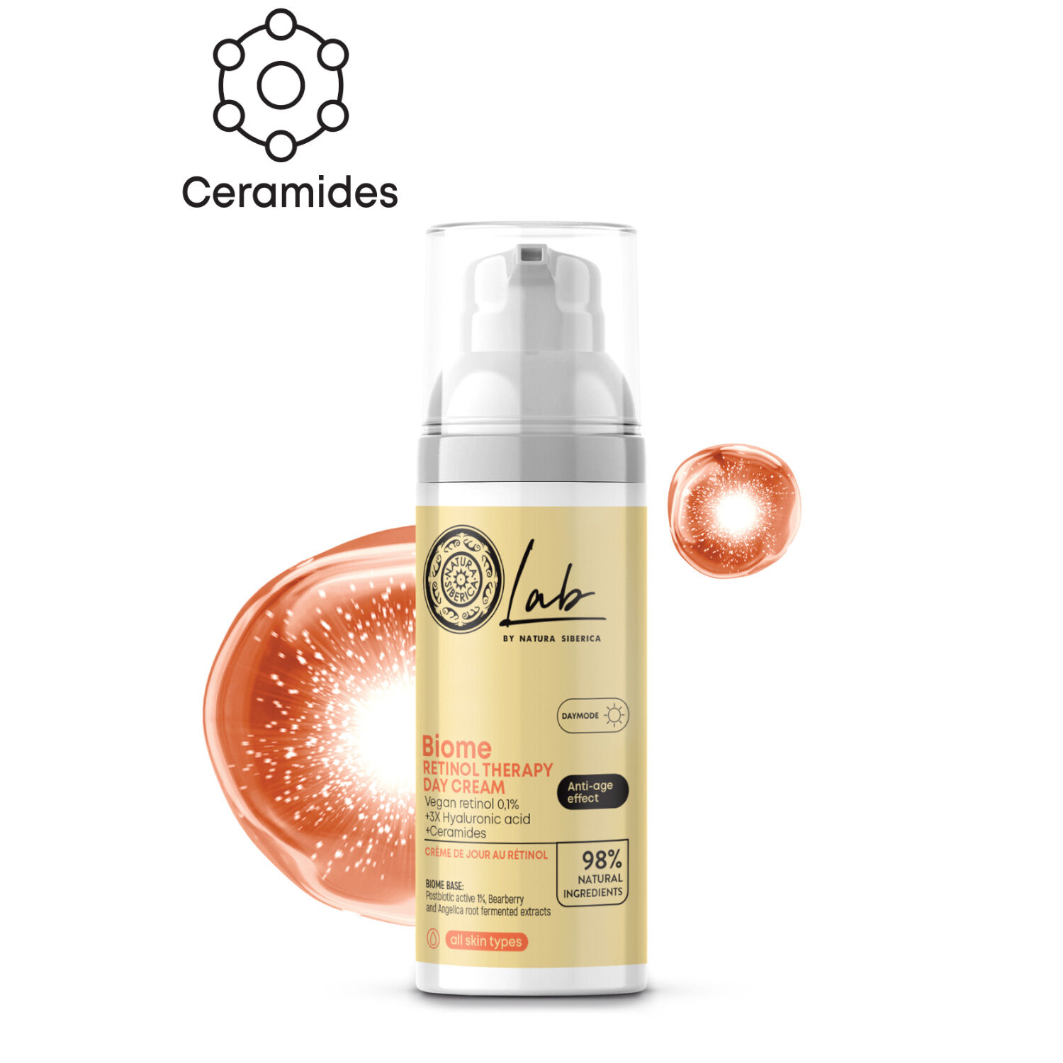 LAB BIOME - Crème de jour au Rétinol, 50ml