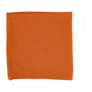 Serviette de table - 6 pièces - Lin et coton orange