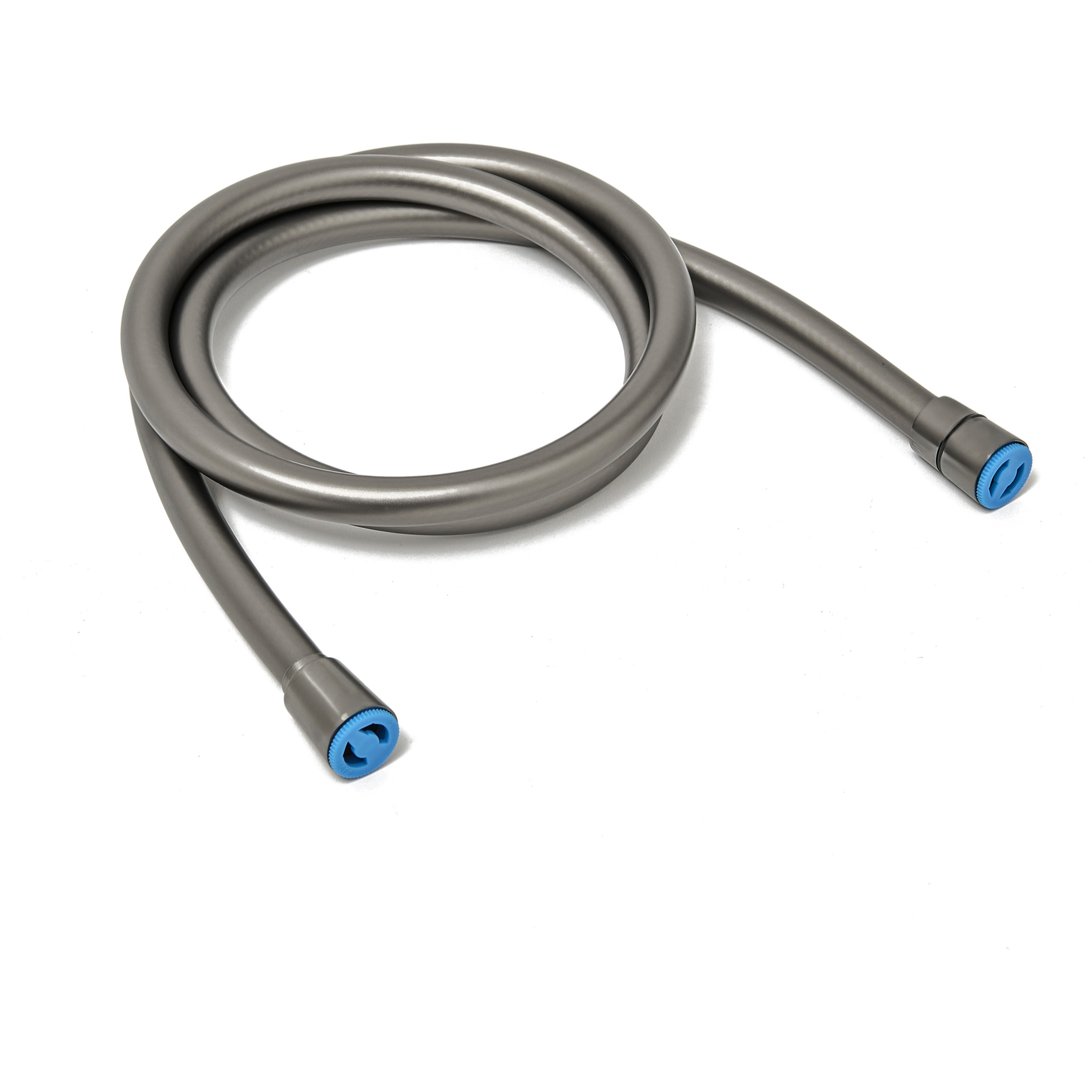 Aurum flexible de douche 150 cm avec écrou anti-torsion, métal brossé (SATBAURHPBGM)