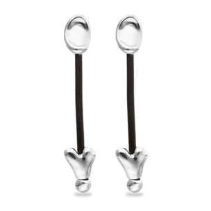 Pendiente PÁLPITO PLATEADO U