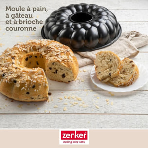 Moule à pain avec cheminée 32 cm Zenker Black Metallic
