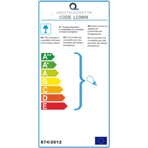 Oresteluchetta Lampadario STACK multicolore