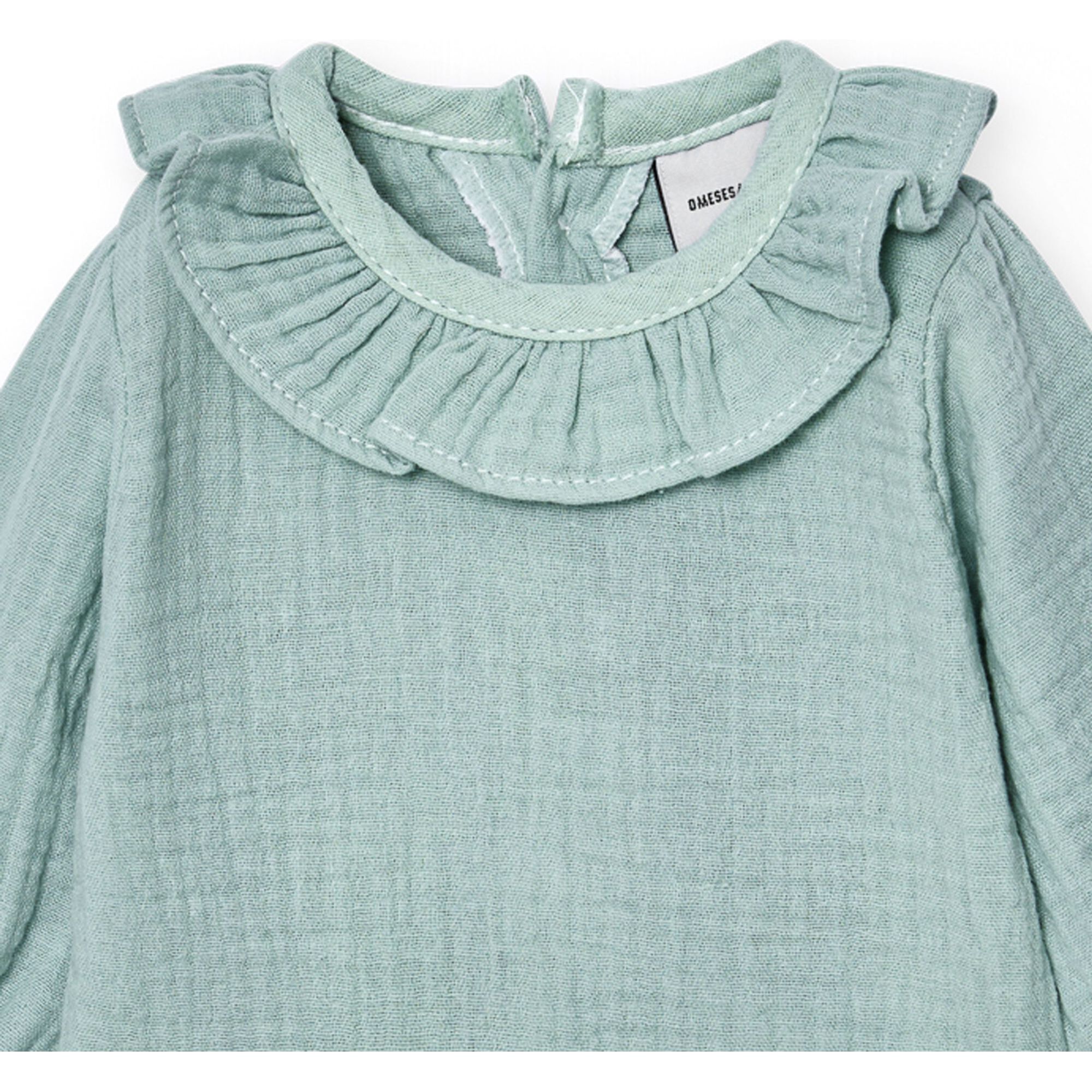 Body bebé manga larga cuello bambula