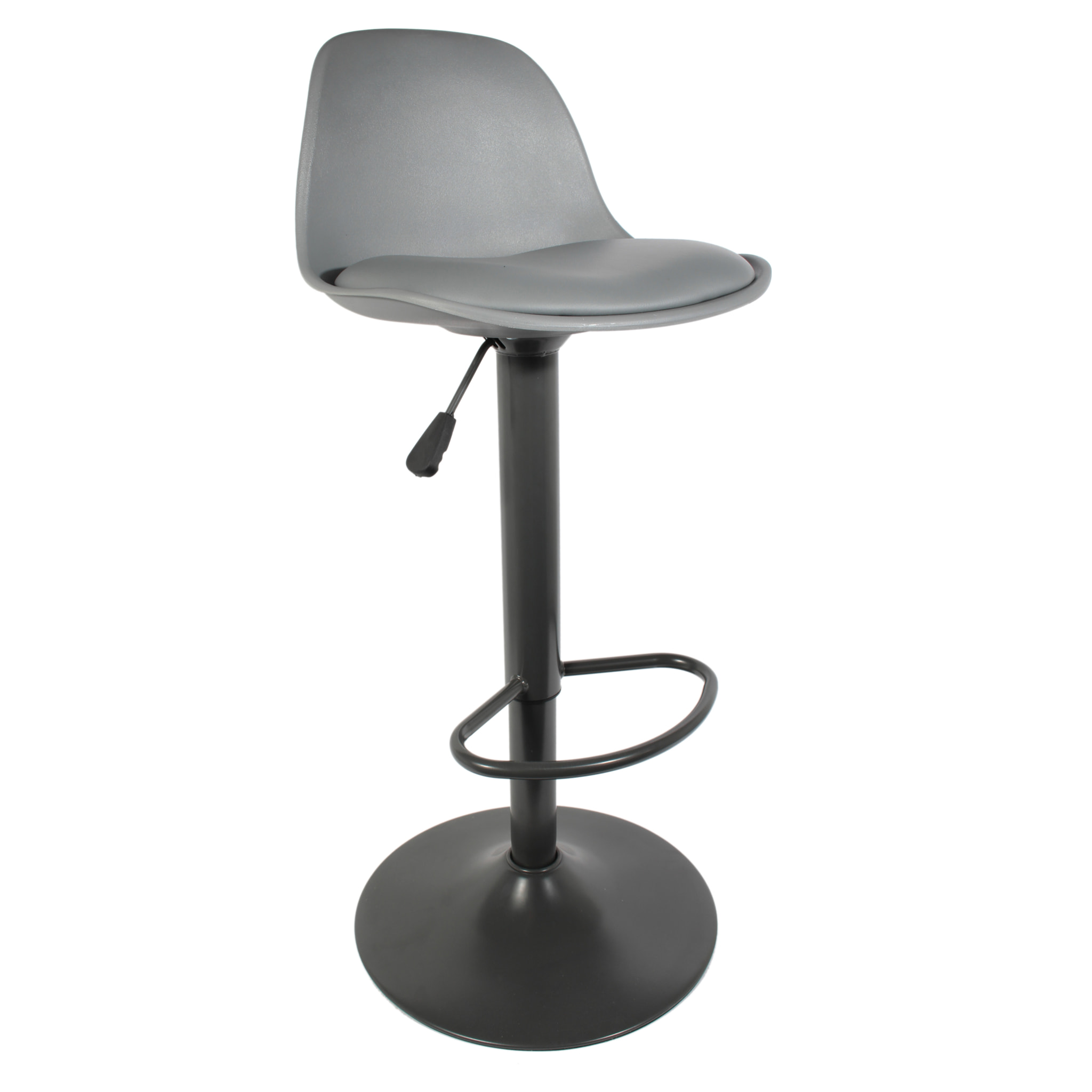 Tabouret De Bar Isak Gris - Lot De 2