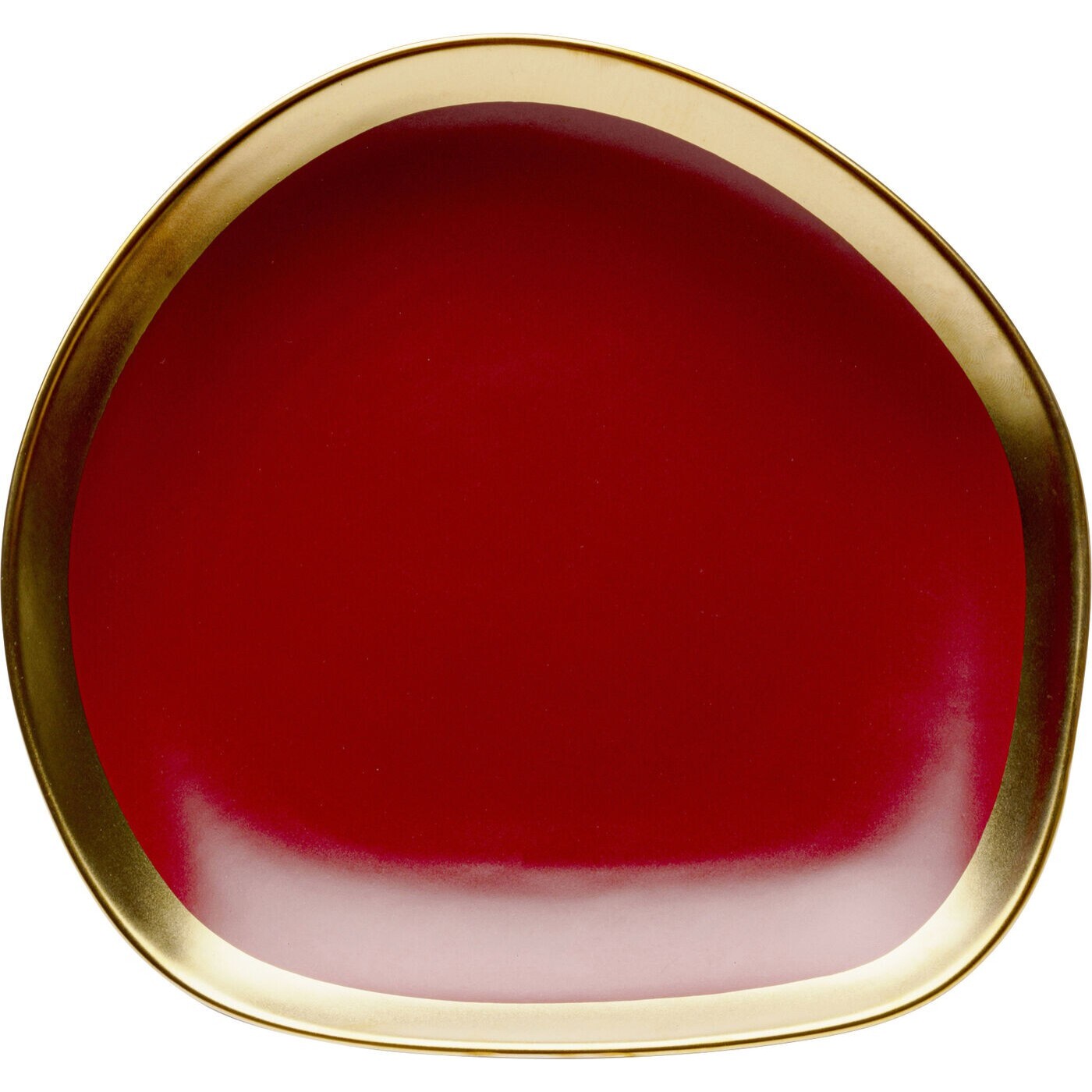 Assiettes Vibrations 27cm rouges set de 4 Kare Design