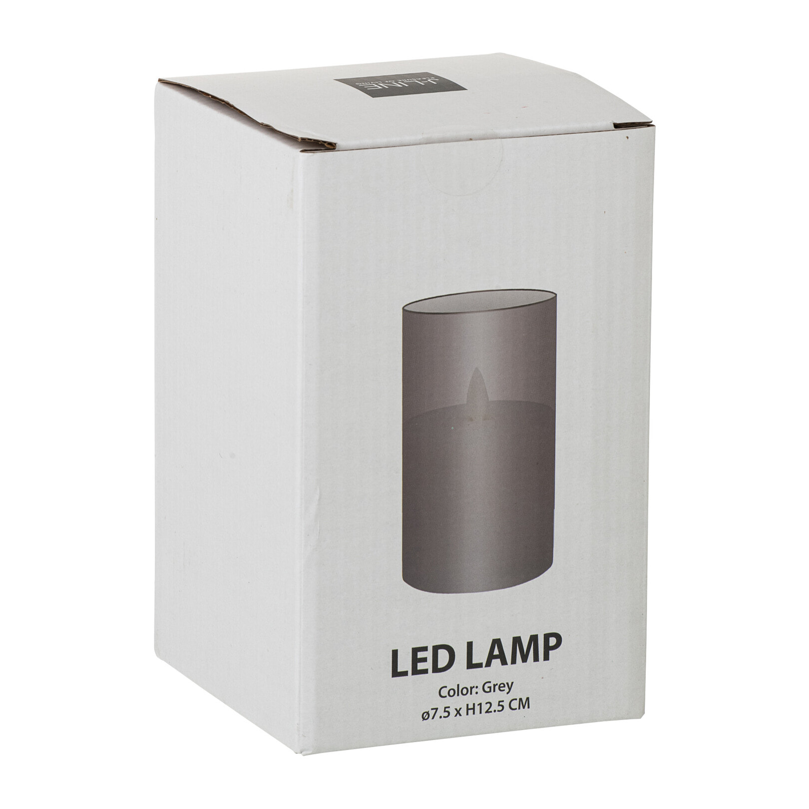 J-Line lampe Brillante - verre - gris - small - LED