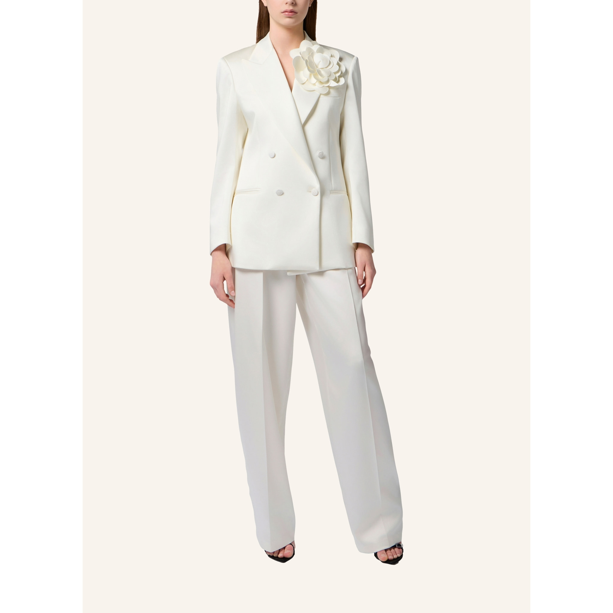 PHILIPP PLEIN Satin Dame Fit Trousers