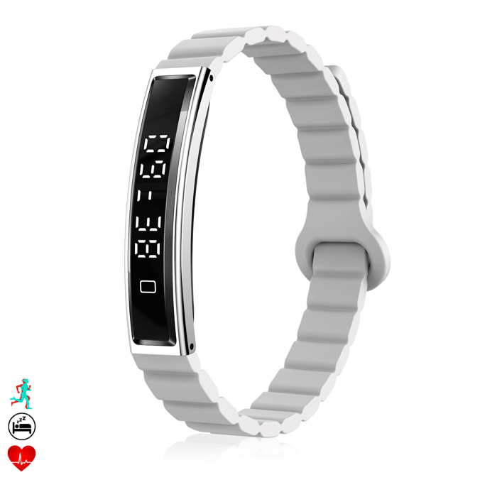 Smartband B3 con monitor inteligente de ritmo cardiaco, sueño y modos de deporte.