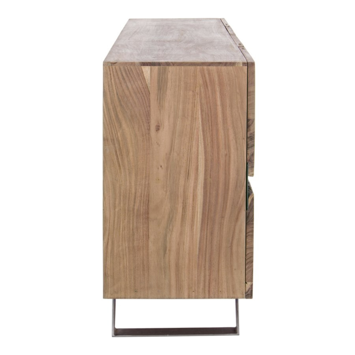 Credenza buffet in legno 4 ante 200cm con gambe in metallo Achille