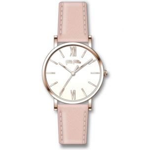 Reloj Folli Follie WF18R034SPW-PI Mujer Analogico Cuarzo con Correa de Cuero