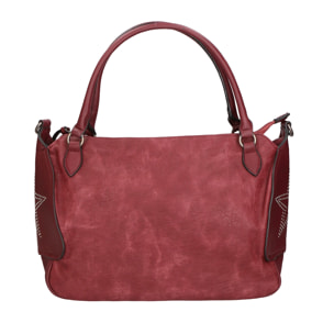 Borsa a mano da Donna Rosa in Ecopelle Prodotto Vegano 36x24x15 cm