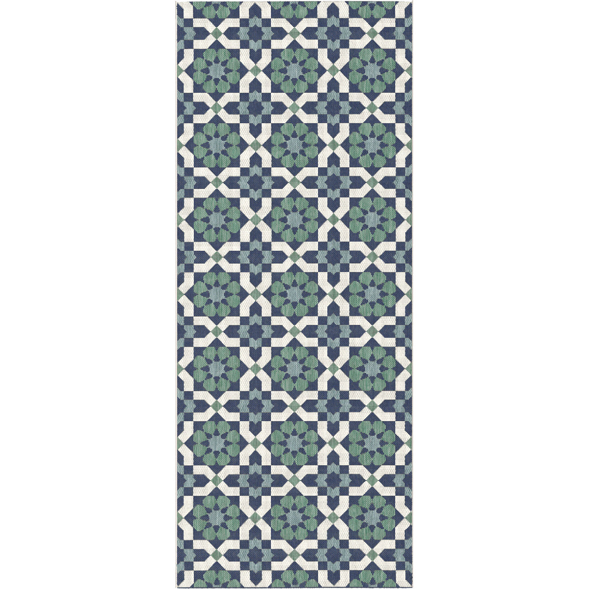 Tapis extérieur tissé kilim rectangle LERU