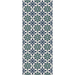 Tapis extérieur tissé kilim rectangle LERU