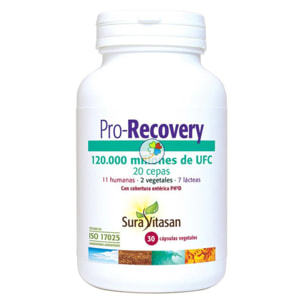 Pro Recovery 30 Cápsulas Sura Vitasan