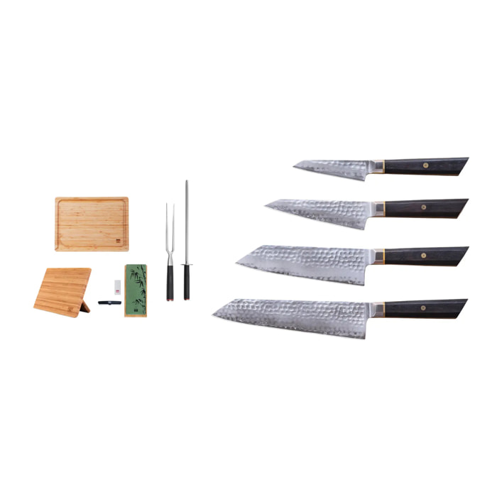 Set Complet de Couteaux (9 pièces) - Collection Bunka San-Mai