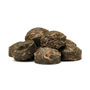 Thé Noir Bio Pu-erh Mini Tuo Cha - Sachet 100g