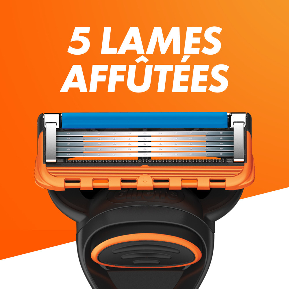 8 Lames Fusion5 Power - Gillette