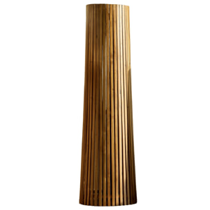 Lampadaire solaire bois TECKA H120CM