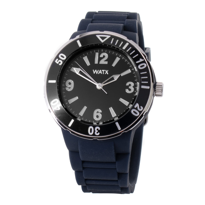 Reloj Watxandco RWA1300-C1510 Unisex Analogico Cuarzo con Correa de Silicona