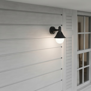 Forlight Alan aplique en negro para bombilla E27