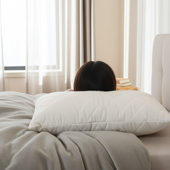 EFFE Guanciale Memory Dormibene Bicomponents 48x78x19 cm_Sostegno Ergonomico e Anallergico_Made in Italy