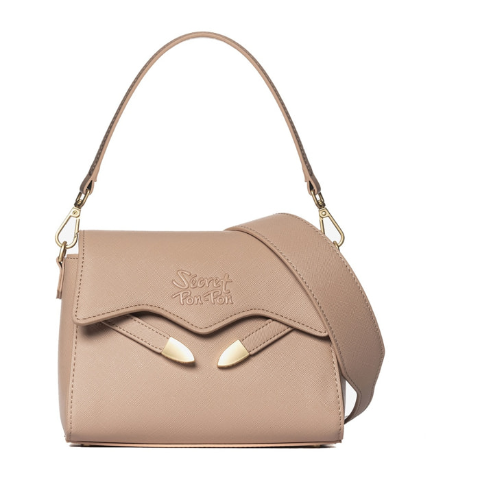 Borsa a tracolla da donna - Modello Iduna Lux - 100% poliuretano - 20.5 x 18.0 x 7.0 cm