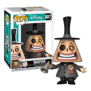 Nightmare Before Christmas Pop Tv Vinile Figures Mayor W/megaphone 9 Cm Funko