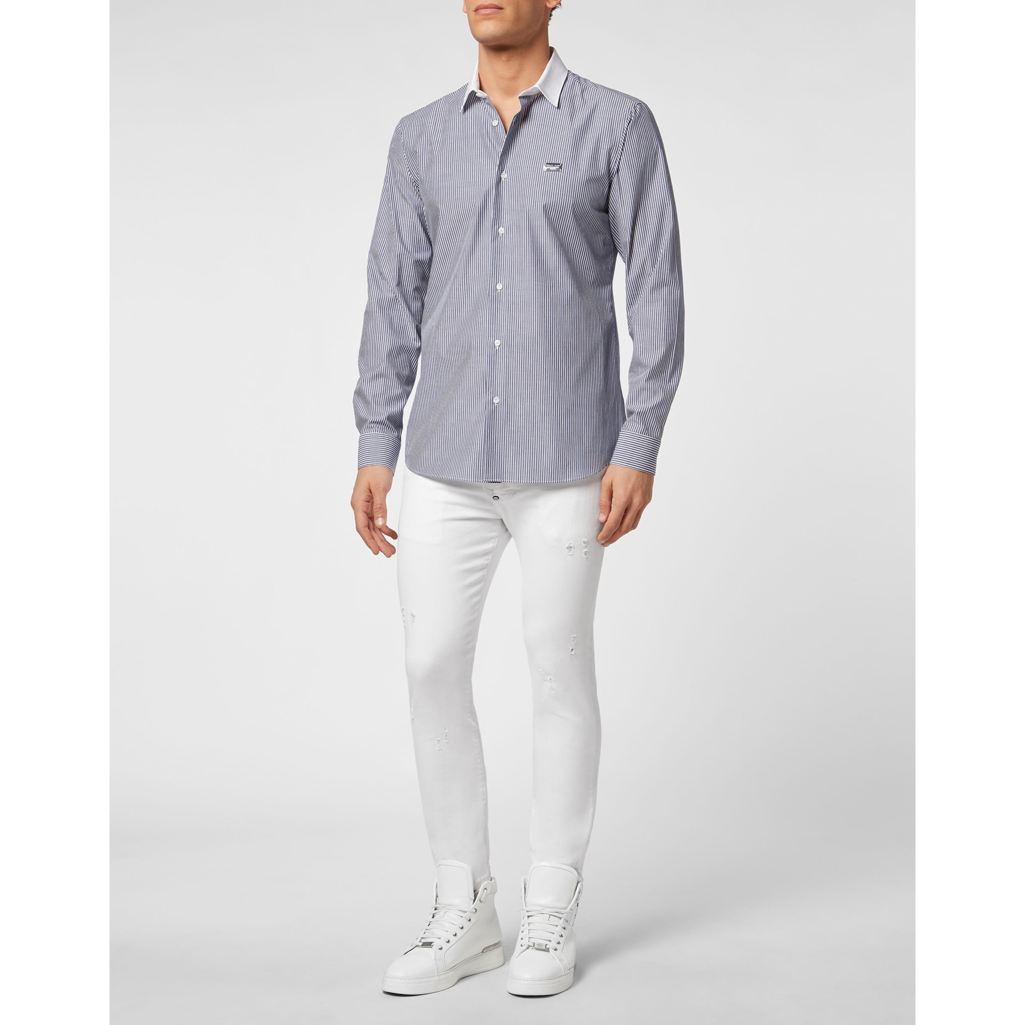 PHILIPP PLEIN Camisa Slim Fit SKULL AND PLEIN