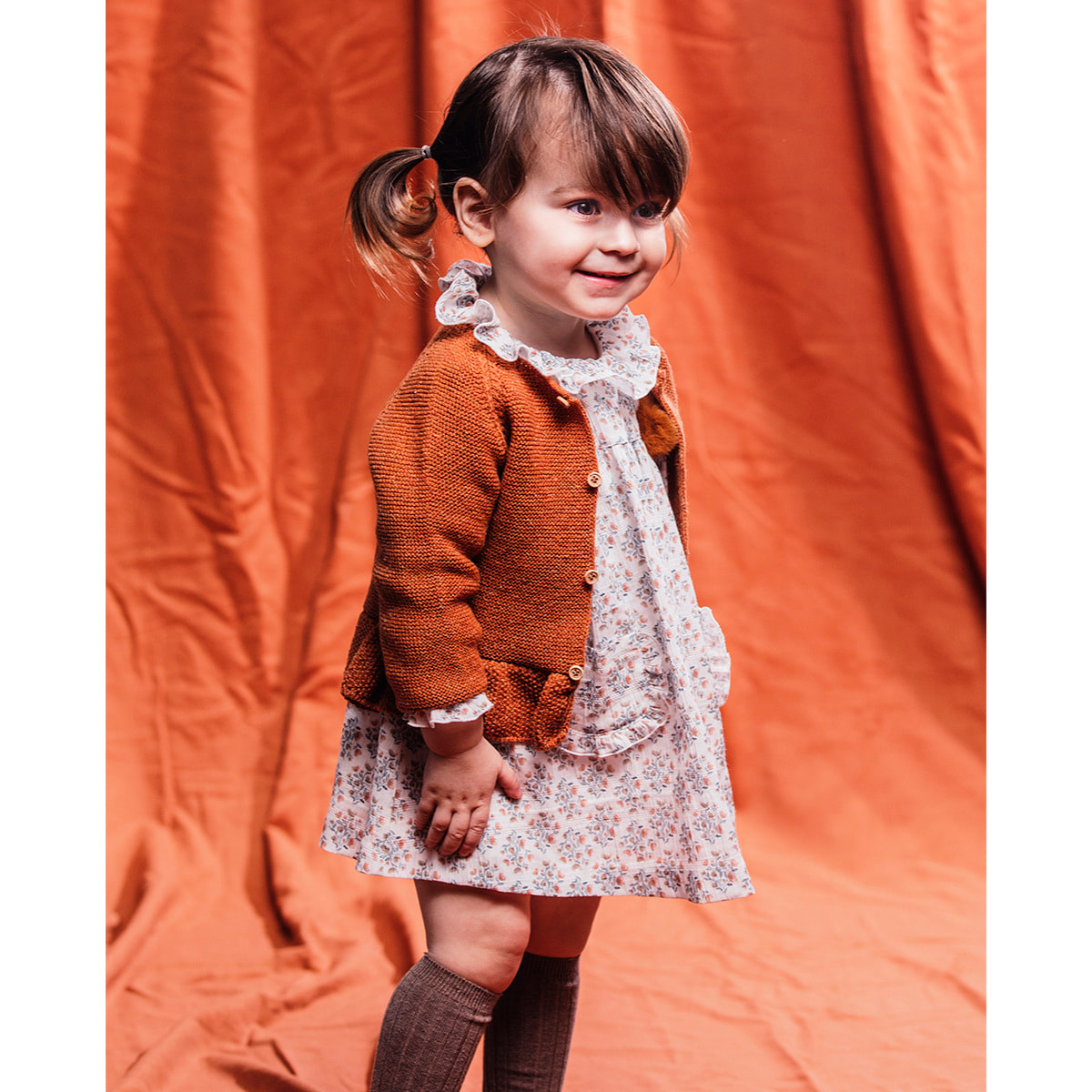 CHAQUETA VOLANTE PUNTO TEJA