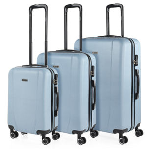 Maleta Itaca Tiber Set De 3 Unidades Azul Claro