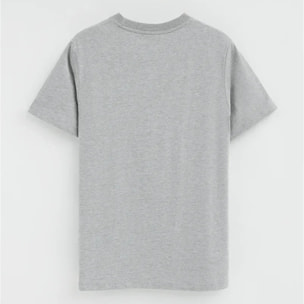 Camiseta gris vigoré de manga corta y bordado Rigby Go