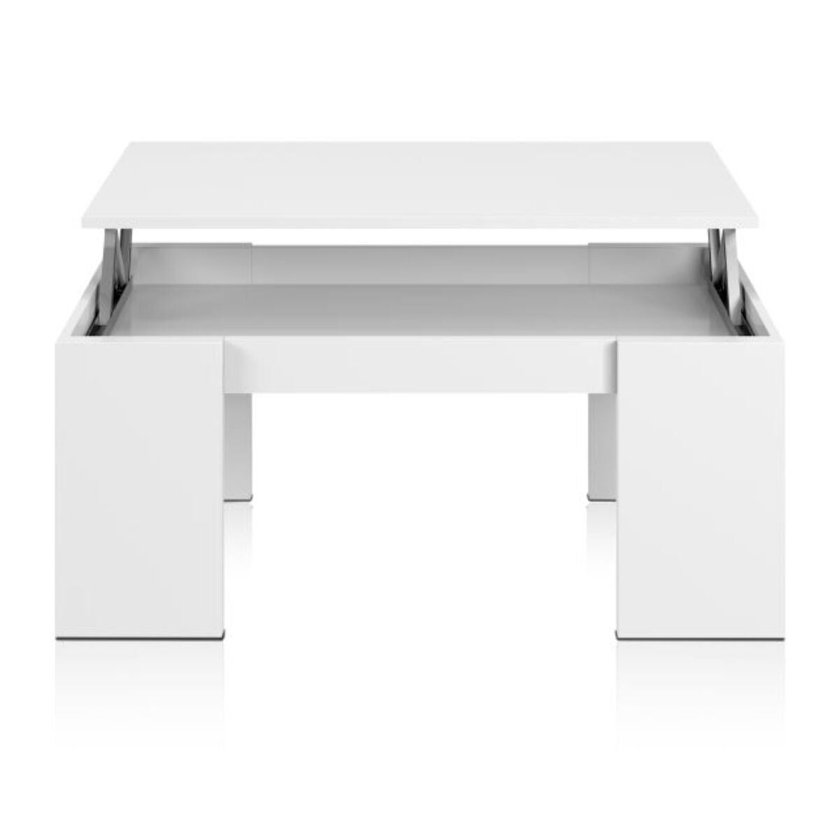 Mesa de centro elevable Calex Blanco