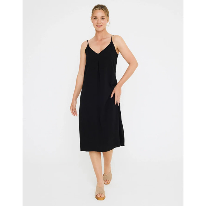 Vestido Midi Negro - Luisa