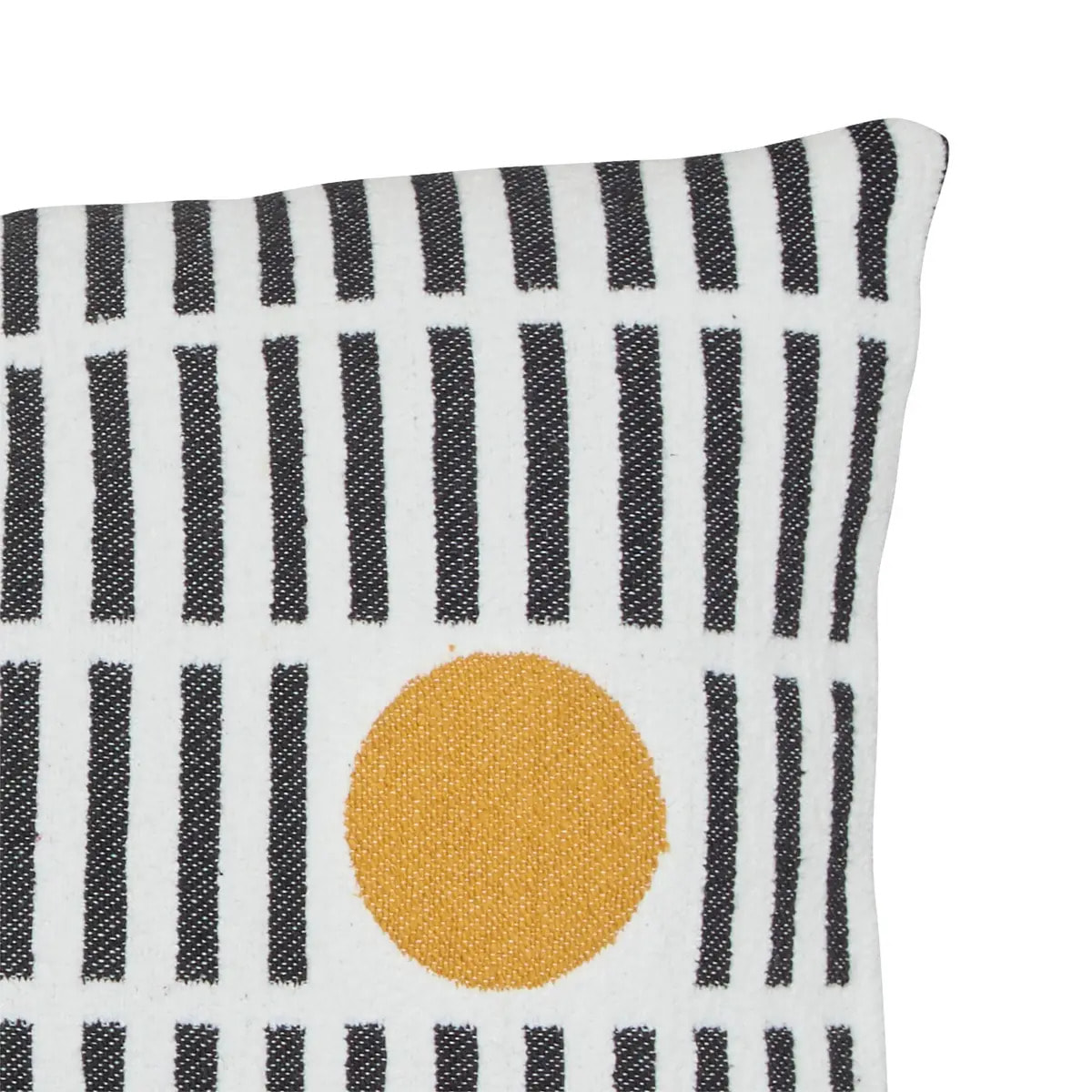 Coussin Kubus noir et blanc 30x50cm