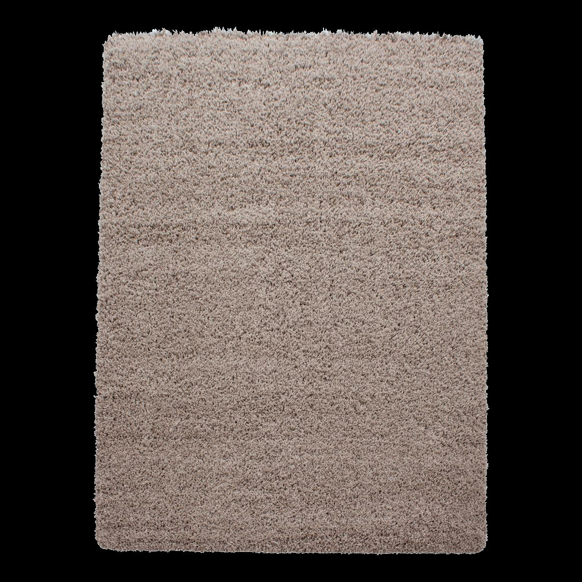 Tapis poils longs shaggy tissé motif uni ROCA