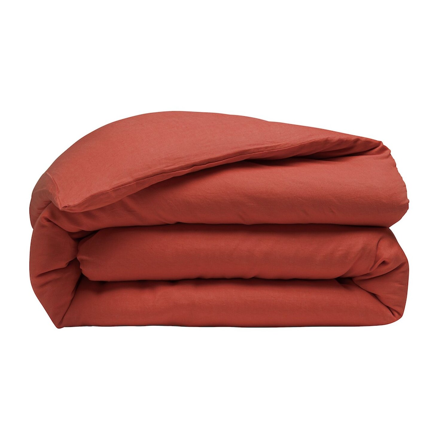 Housse De Couette 100% lin lavé Paprika