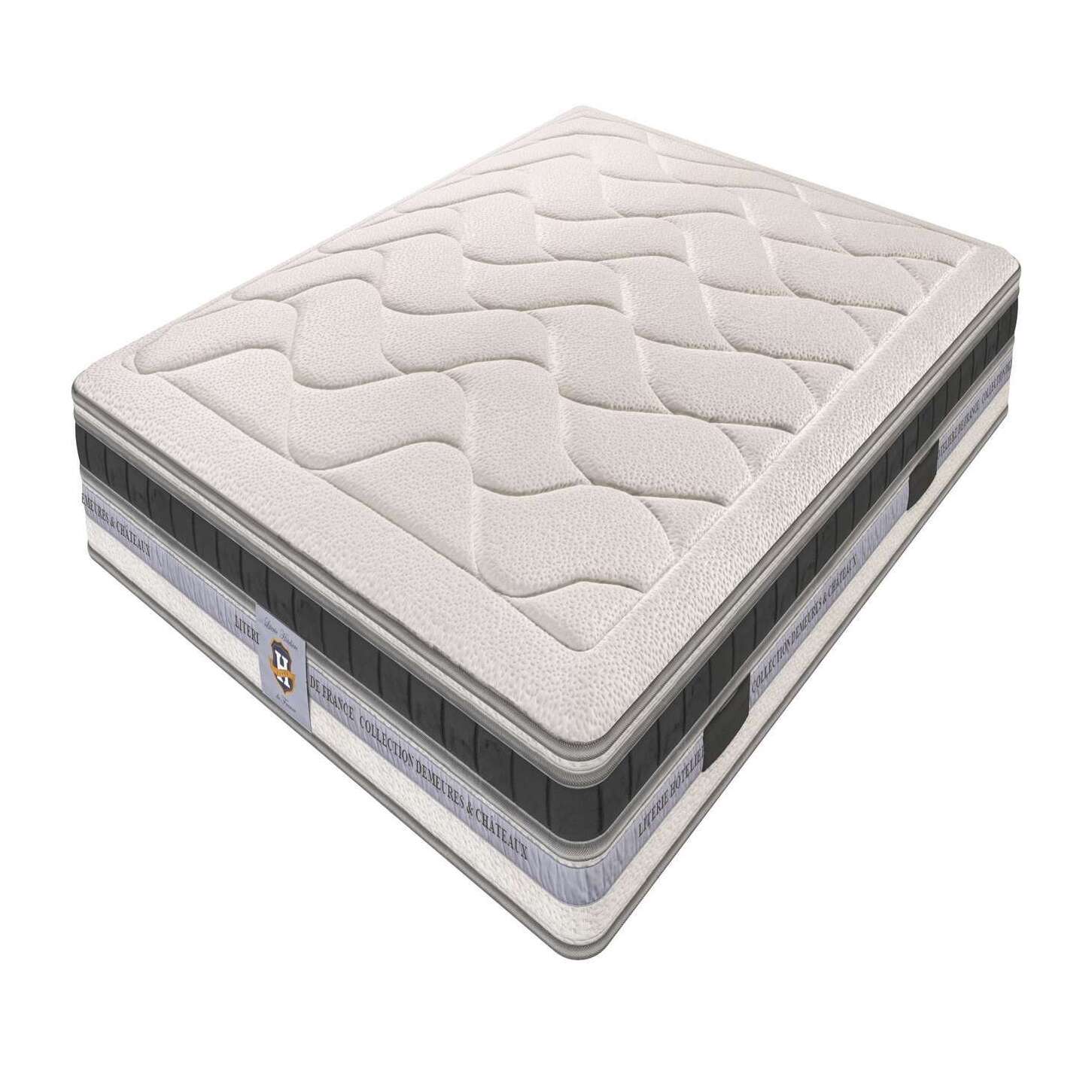 Ensemble Cheverny - matelas 2 places + 2 sommiers