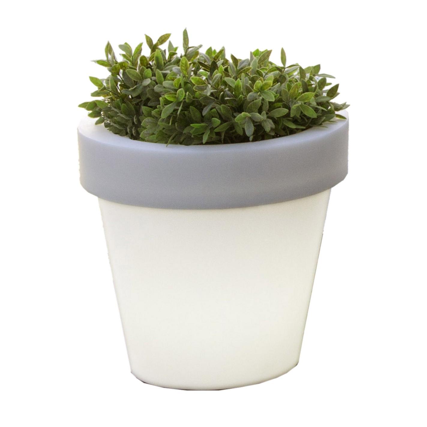 Tomasucci Vaso luminoso per esterno / interno BELL 45 - NEW GARDEN bianco