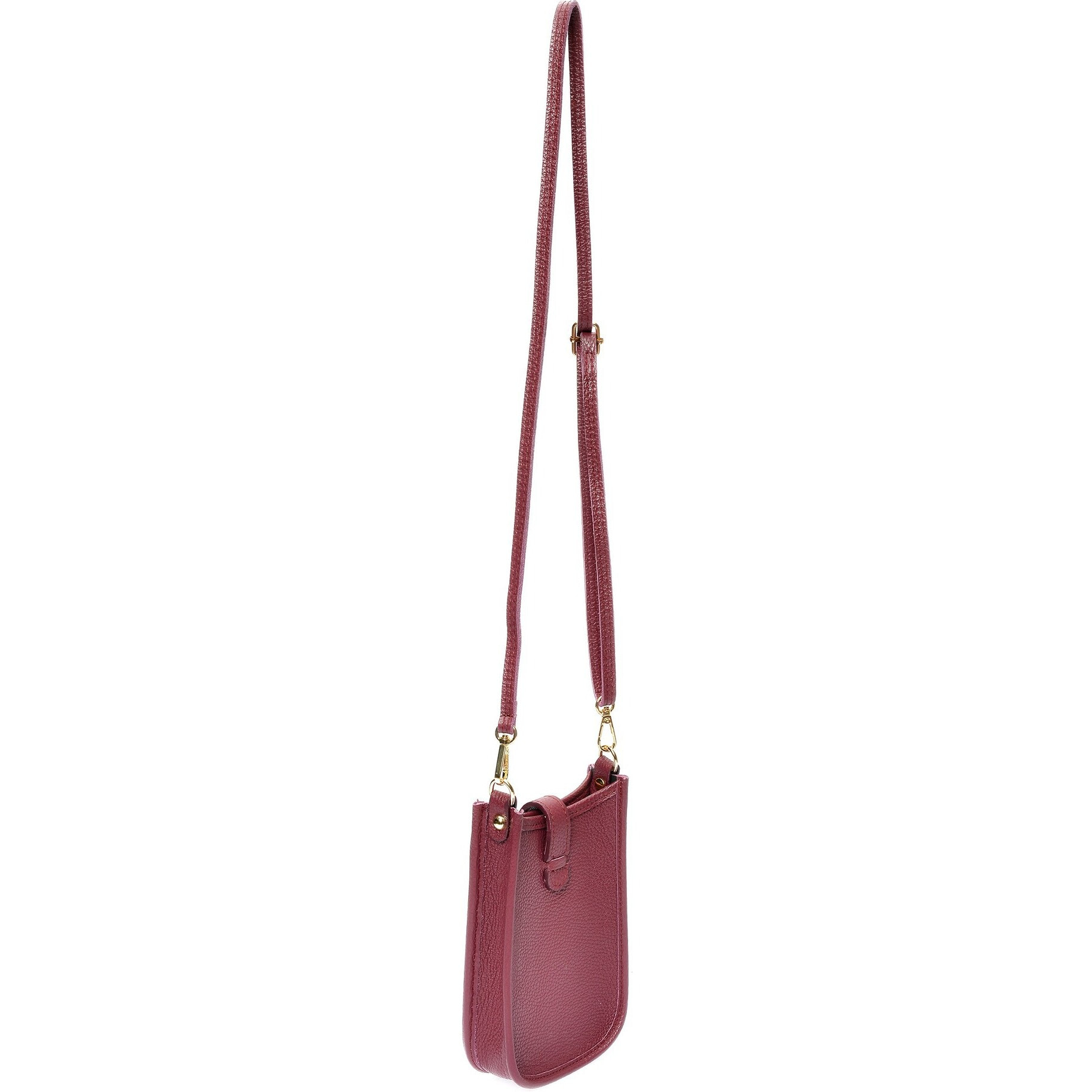 Borsa a spalla Isabella Rhea Bordeaux