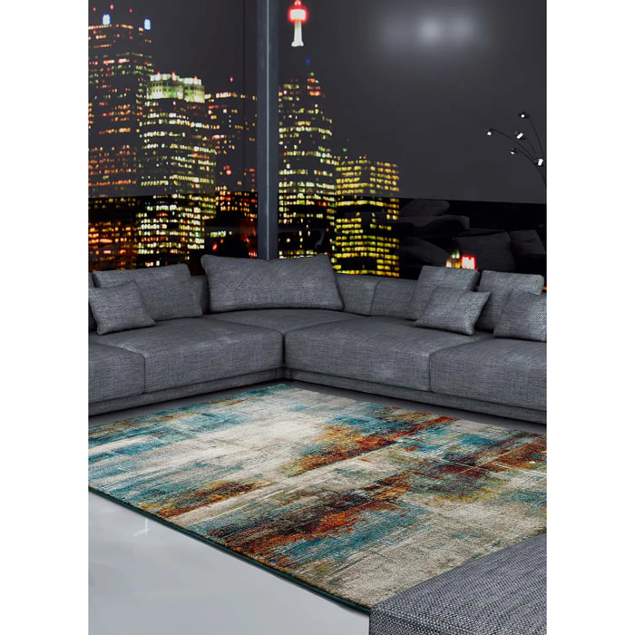 Alfombra moderna Graffiti multicolor, varias medidas disponibles