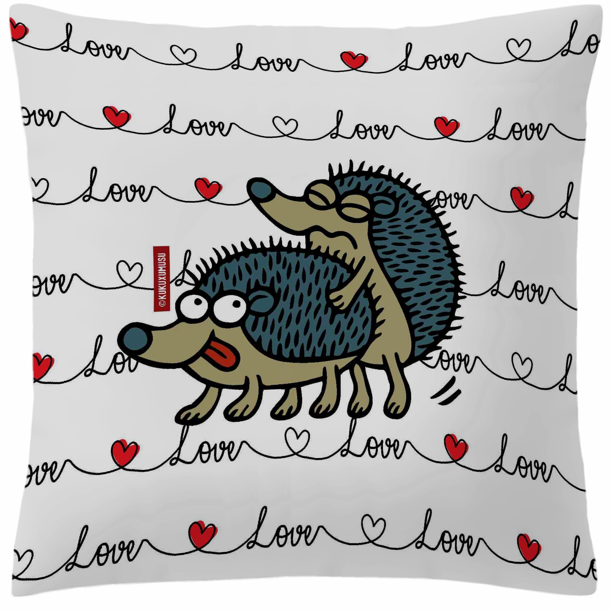 Funda de cojín deco 50x50 cm AMOR - 100% algodón -
