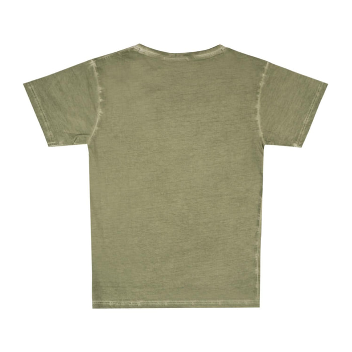 T-shirt a maniche corte da bambino con stampa 'Washed'