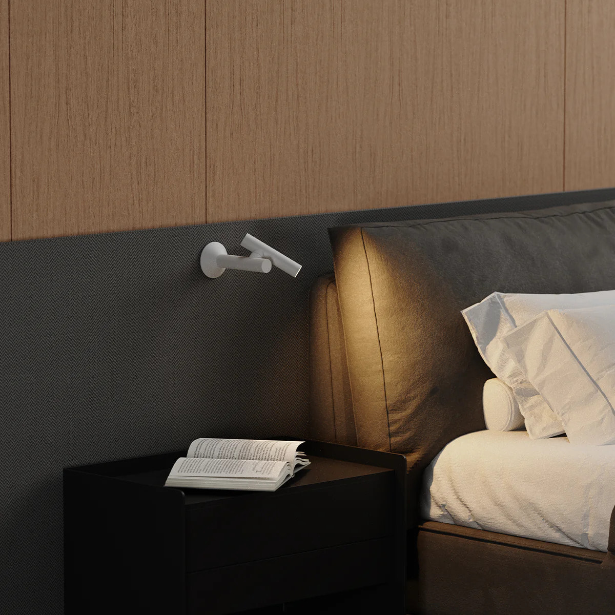 Applique liseuse sans fil ZOOM WALL H17CM