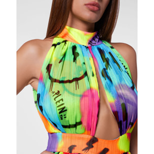 PHILIPP PLEIN Abito lungo SMILE