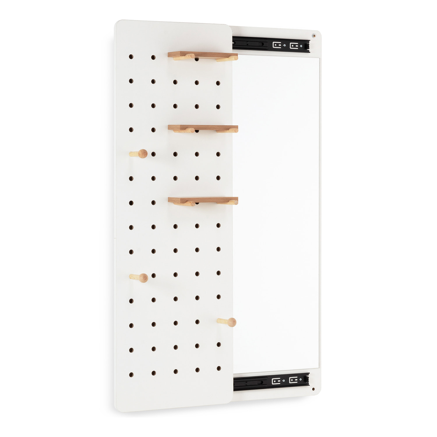 Mueble recibidor con espejo Verona color Blanco