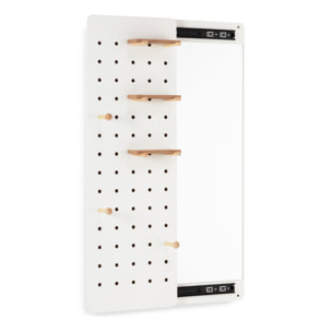 Mueble recibidor con espejo Verona color Blanco
