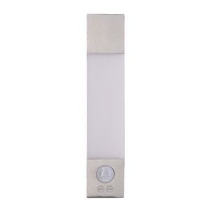 FORLIGHT Aplique Ip44 Litus With Sensor Led 5,3W 4000K Acero Inoxidable 420Lm