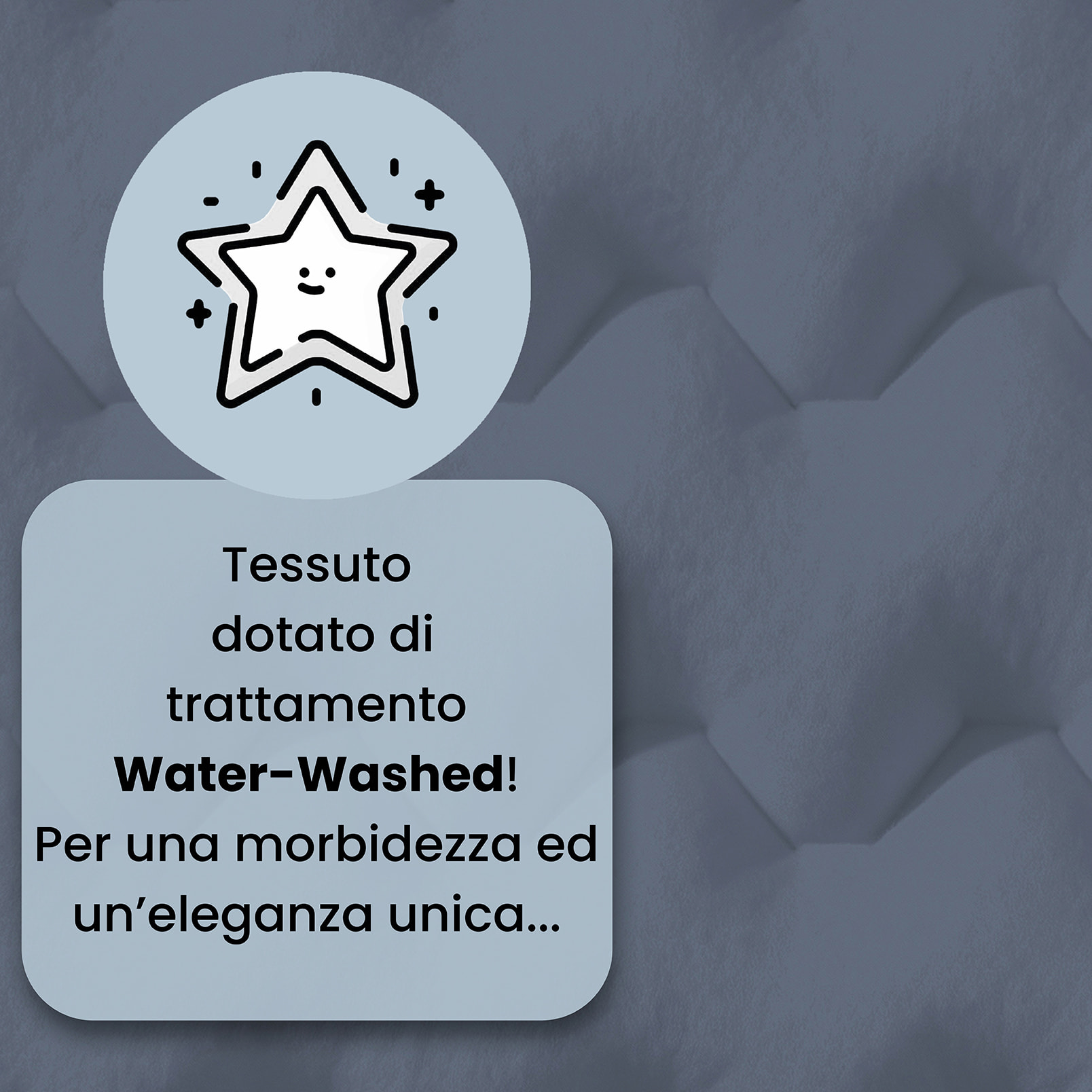 TRAPUNTA INVERNALE WATERWASHED MATRIMONIALE Made in Italy