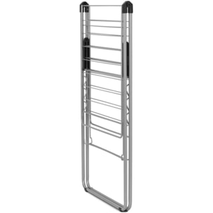 Etendoir à linge BRABANTIA Hang on 20m Metallic Grey