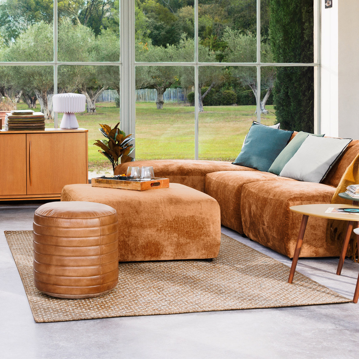 Tapis extérieur/intérieur "Luka" 160x230cm marron